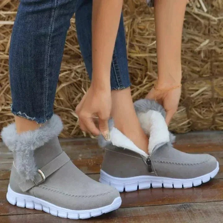 Godiva - Women's Ankle Boots with Slip-On Design and Buckle Strap - photo 1