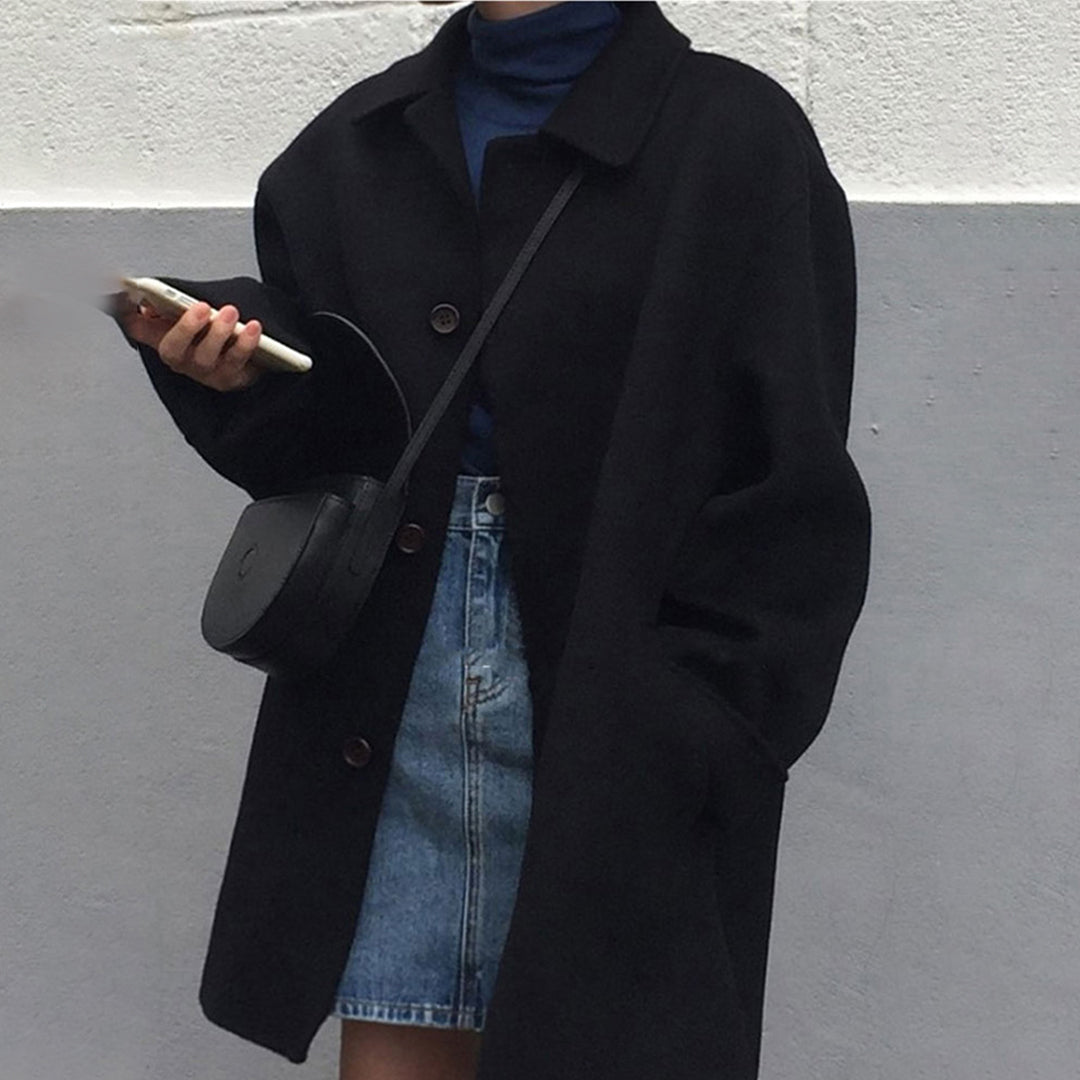 Gwen - Women's Short Wool-Look Jacket - photo 8