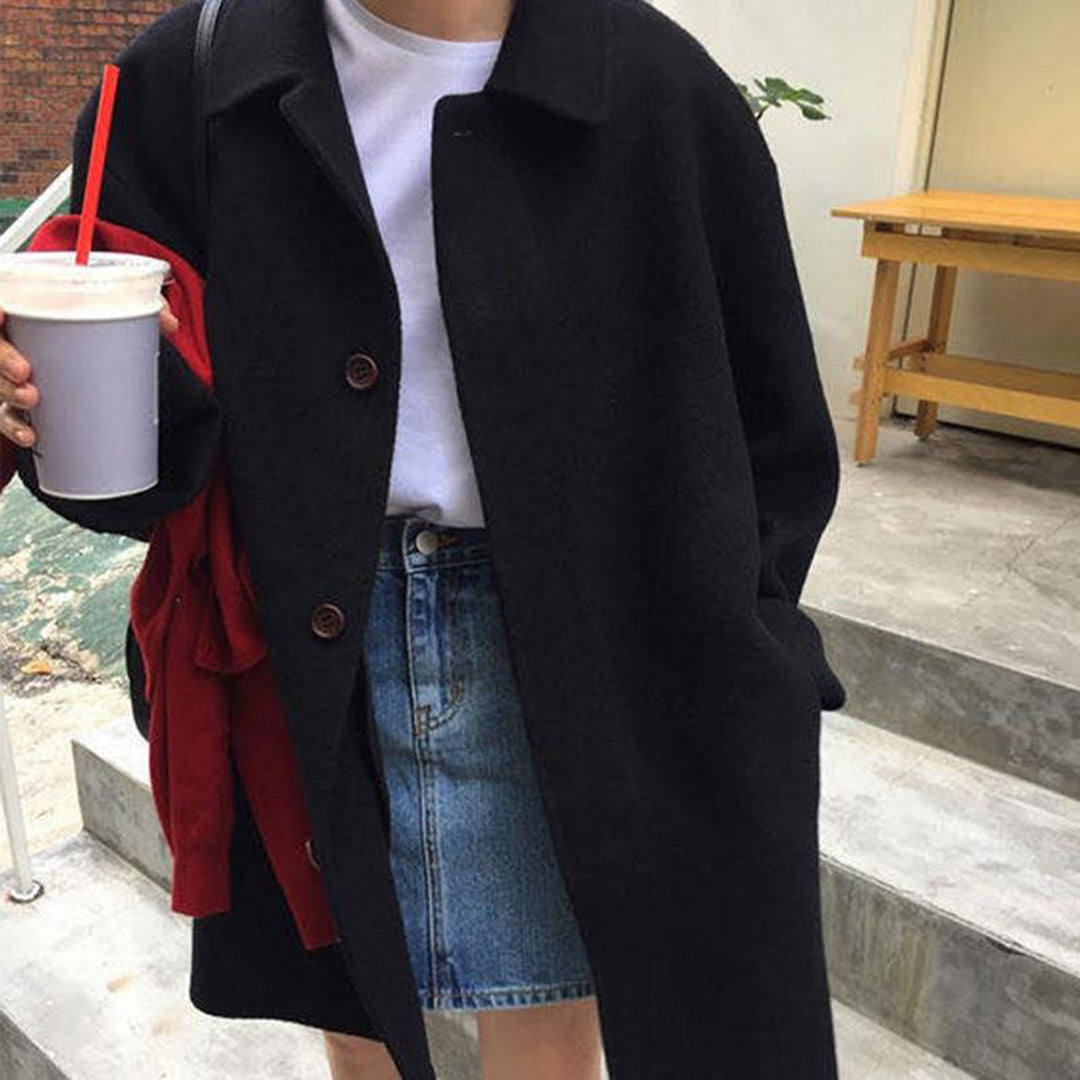 Gwen - Women's Short Wool-Look Jacket - photo 9