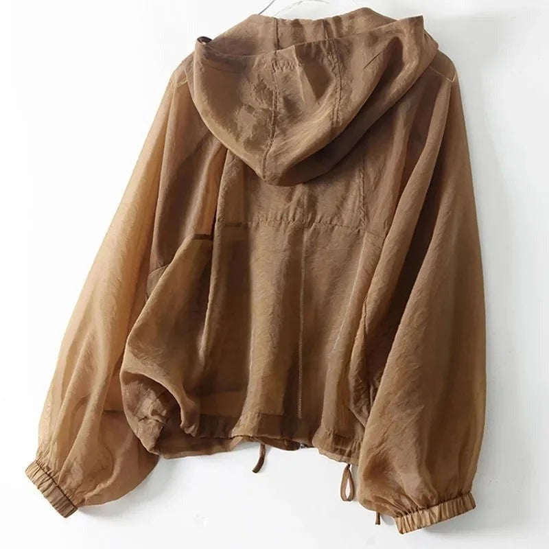 Henrietta - Women's Jacket with Zip Front and Hood - photo 4