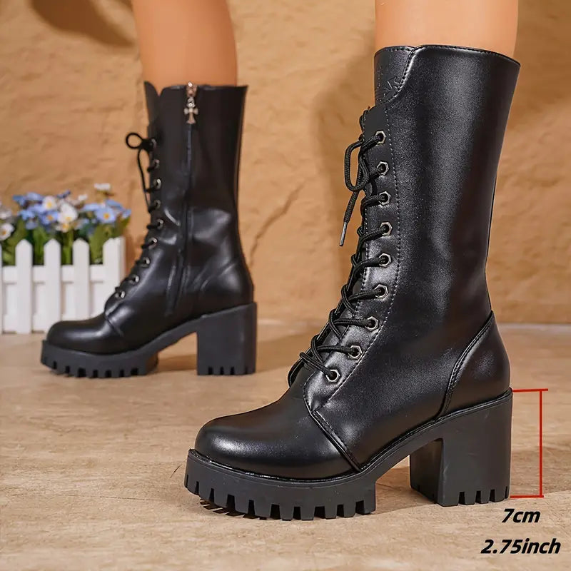 Hester - Women's Boots with Zip Front - photo 4
