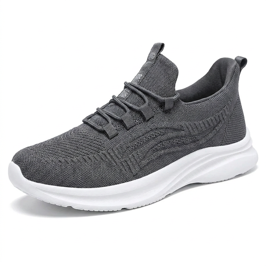 Hands-Free Cozy Knit Walking Shoes — Stretch Comfort for Bunions, Swollen Feet & Sensitive Soles. No Bending. No Slipping.