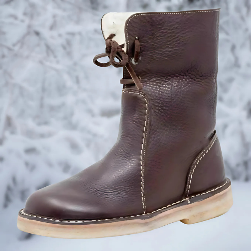 Idonea - Women's Mid-Calf Boots with Fleece Lining - photo 1