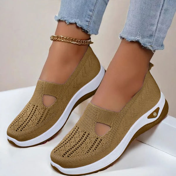 Pantofi pentru femei, cu talpă moale, respirabili, slip-on