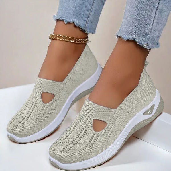 Pantofi pentru femei, cu talpă moale, respirabili, slip-on