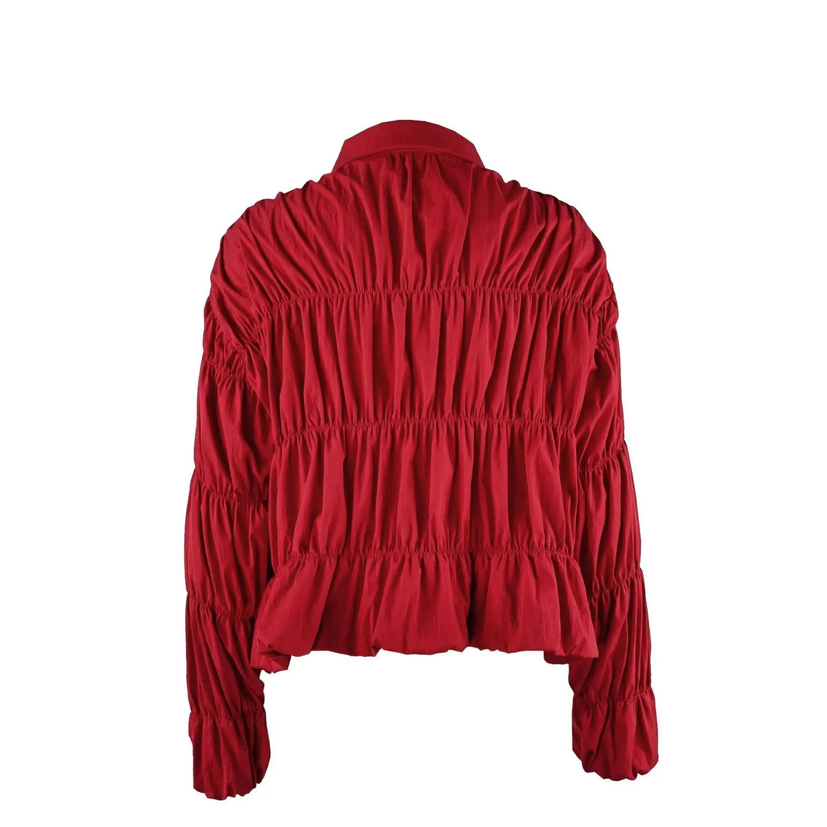 Imelda - Women's Jacket with Ruching and Zip Front - photo 6