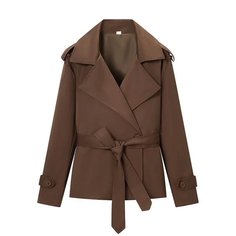 Imogen - Women's Cropped Trench Coat - photo 1