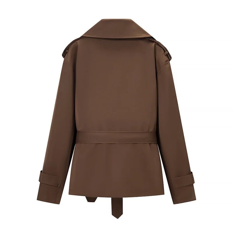 Imogen - Women's Cropped Trench Coat - photo 6