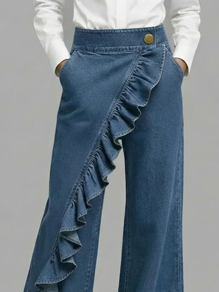 Iona - Women's Vintage Wide Leg Jeans - photo 2