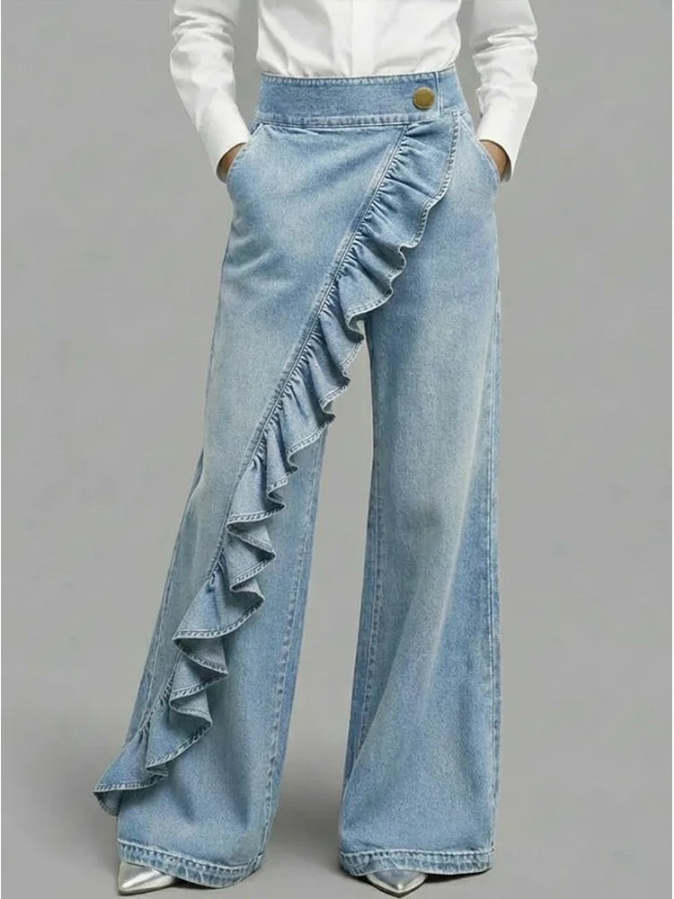Iona - Women's Vintage Wide Leg Jeans - photo 3