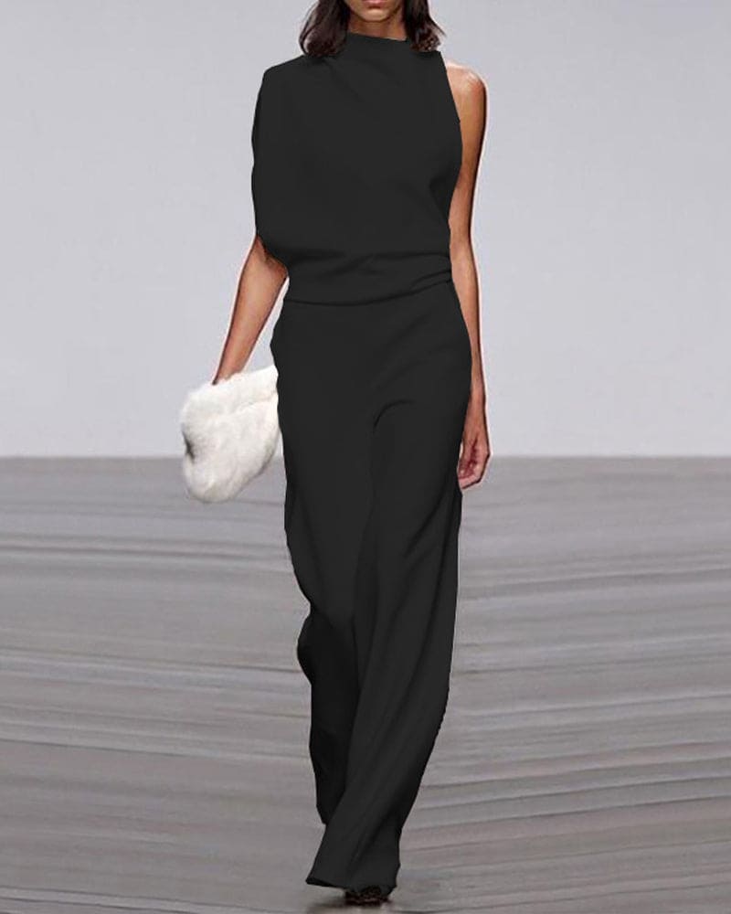 Janella - Women's Sleeveless Wide Leg Jumpsuit - photo 3