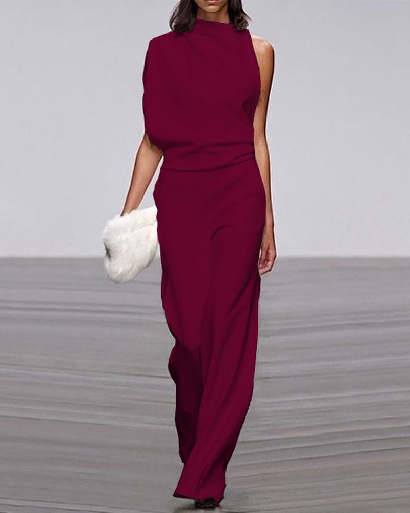 Janella - Women's Sleeveless Wide Leg Jumpsuit - photo 6