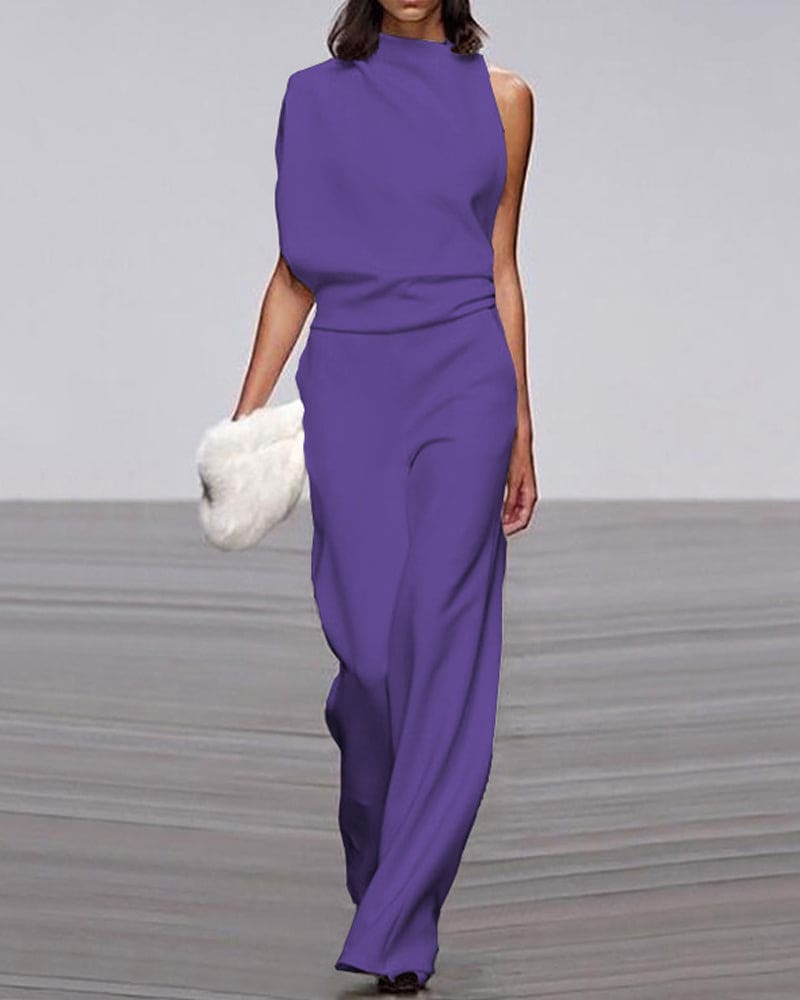 Janella - Women's Sleeveless Wide Leg Jumpsuit - photo 7