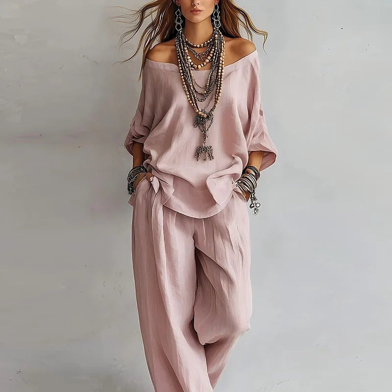 Jehanne - Women's Wide-Leg Two-Piece Set - photo 1