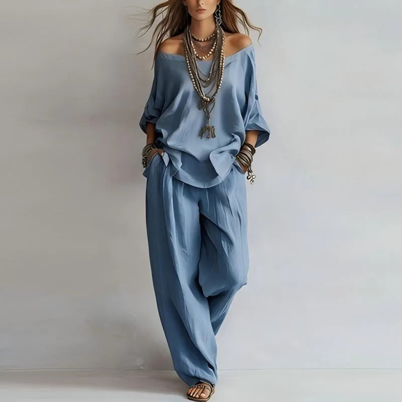 Jehanne - Women's Wide-Leg Two-Piece Set - photo 3