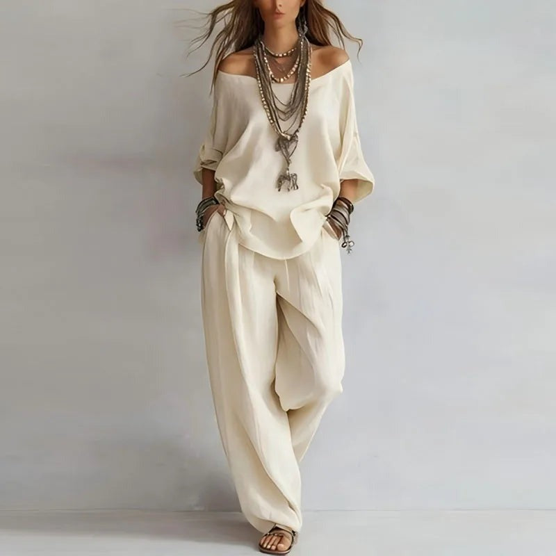 Jehanne - Women's Wide-Leg Two-Piece Set - photo 4