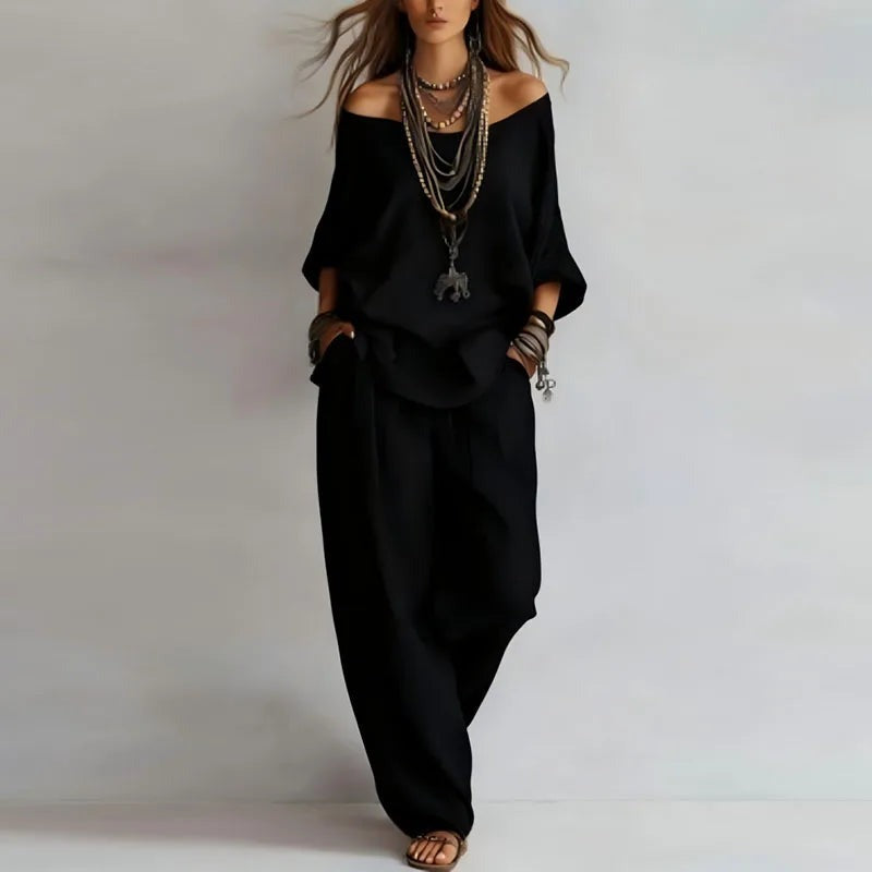 Jehanne - Women's Wide-Leg Two-Piece Set - photo 5