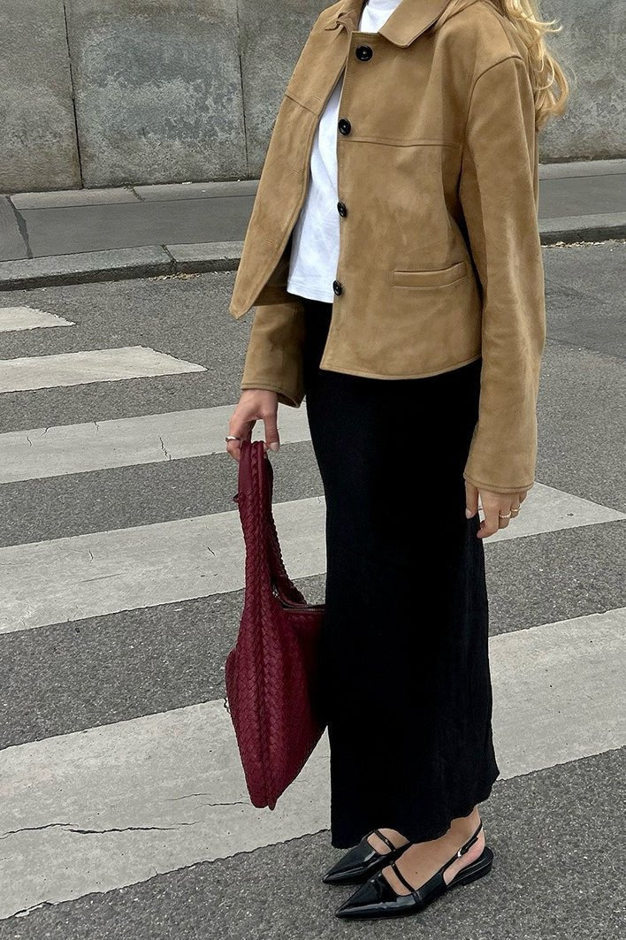 Jennie - Women's Relaxed Jacket with Button Front and Side Pockets - photo 4