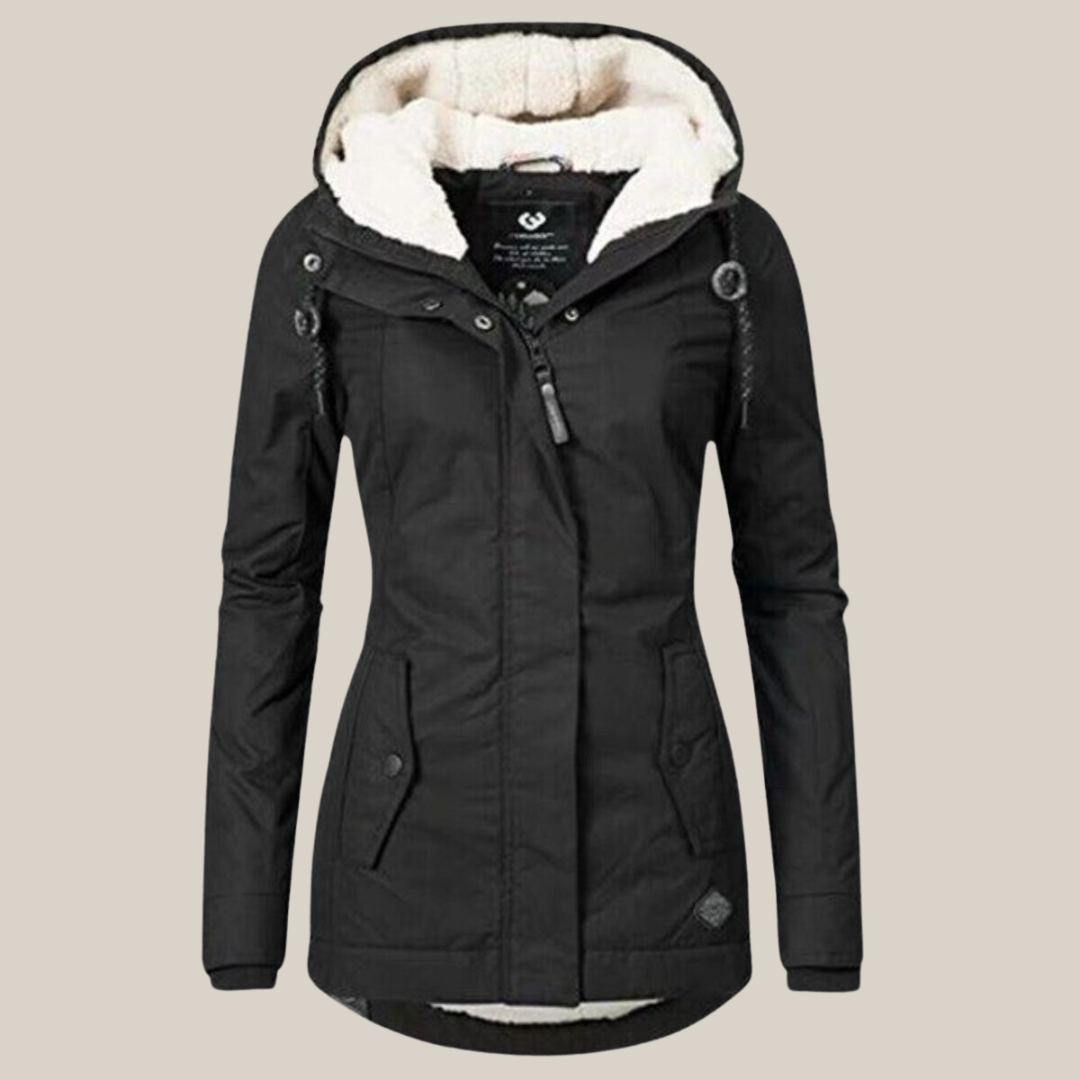 Jessica - Women's Parka with Teddy Lining and Hood