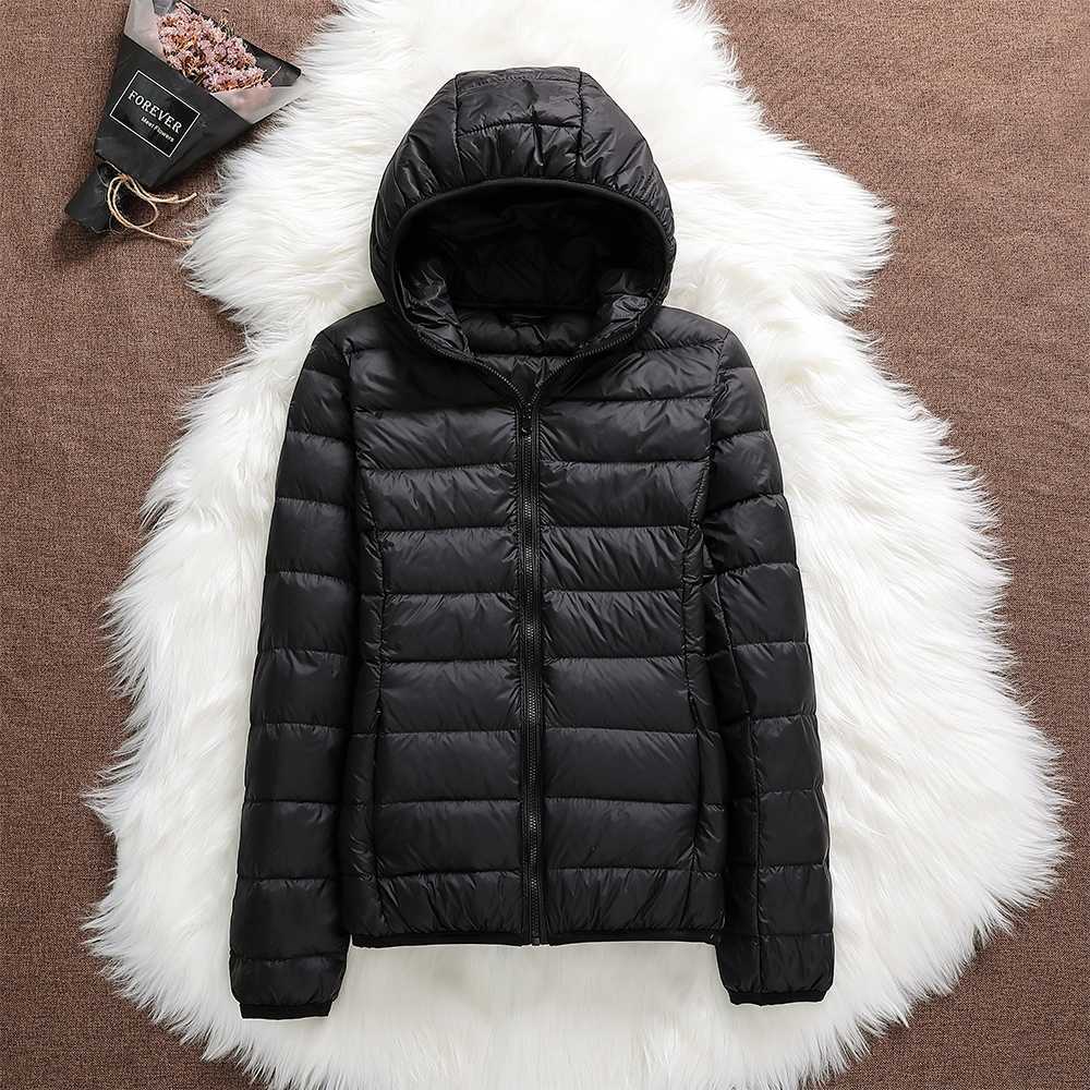 Women's Hooded Puffer Zip-Up Outdoor Jacket - photo 2