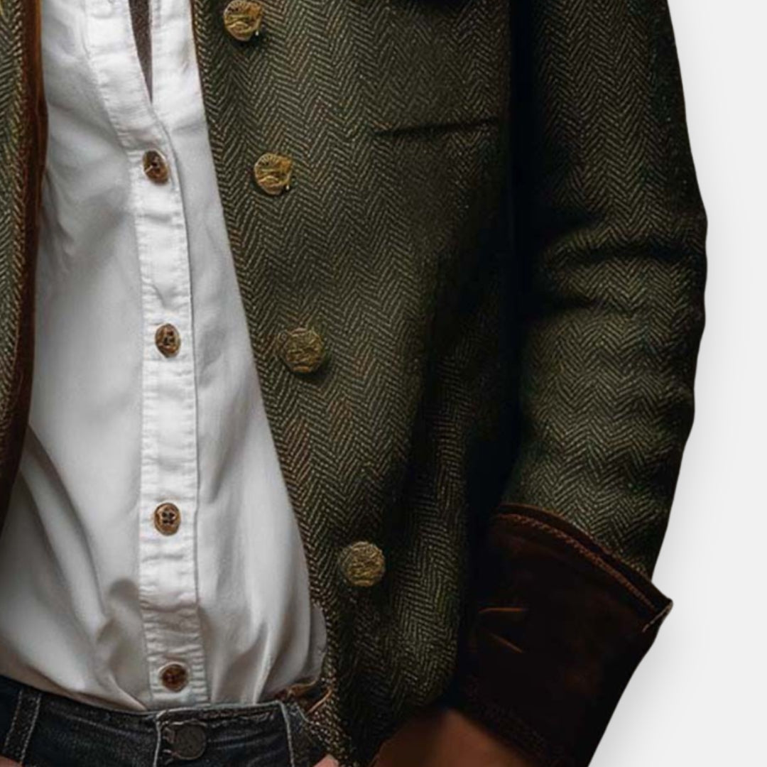 Kingsley - Women's Blazer with Tweed and Patch Pockets - photo 3