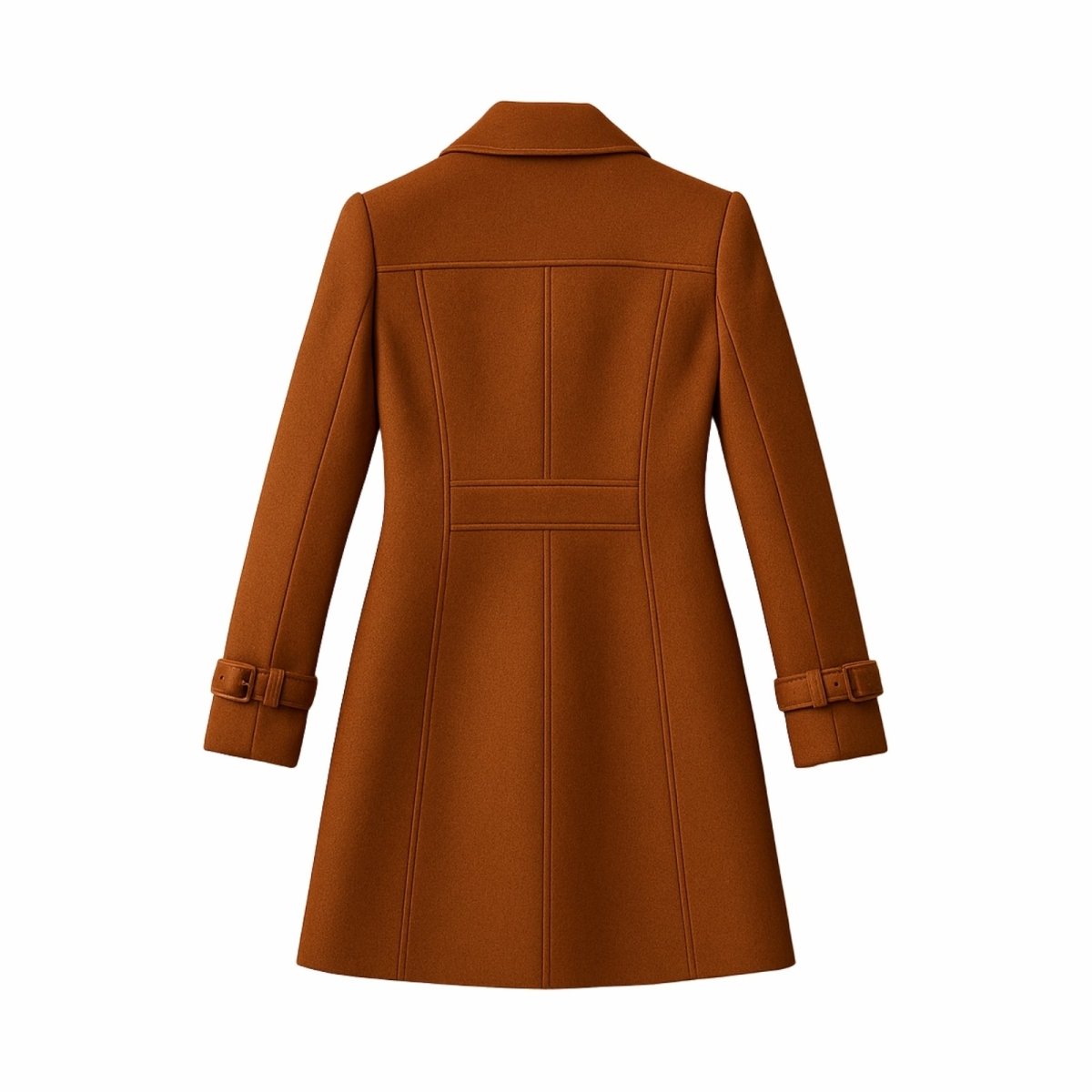 Flor - Trench doppiopetto da donna, capospalla elegante e lungo