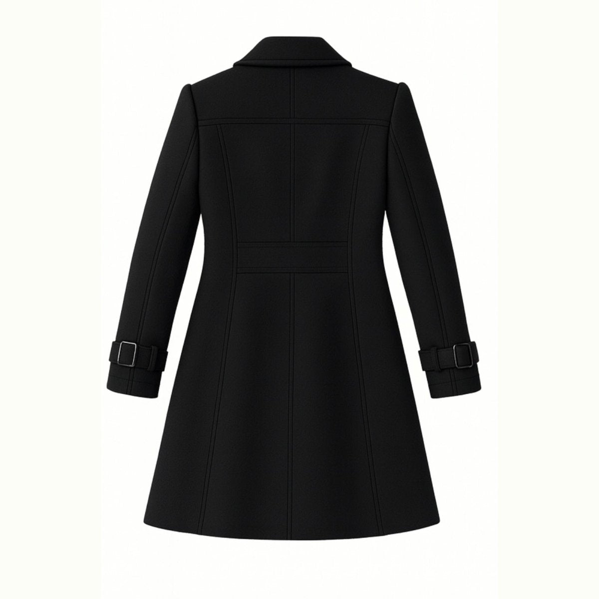 Flor - Trench doppiopetto da donna, capospalla elegante e lungo