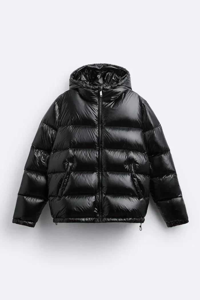 Laetitia - Women's Puffer Jacket with Hood - photo 3