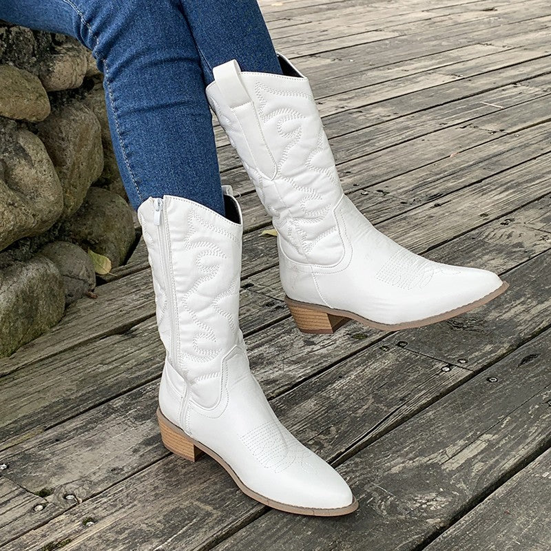 Lalage - Women's Winter Boots with a Western Toe - photo 5