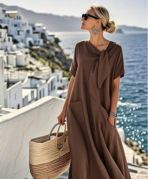 Lettice - Women's Maxi Dress with Boho Print and Flowing - photo 5