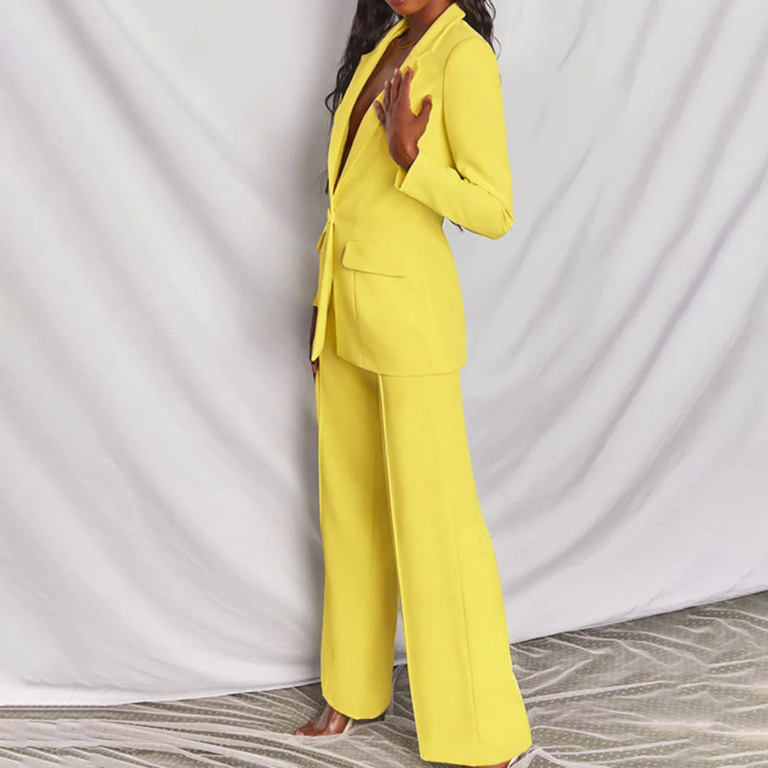 Lucia - Women's Oversized Two-Piece Set with Neat Seams – view 2