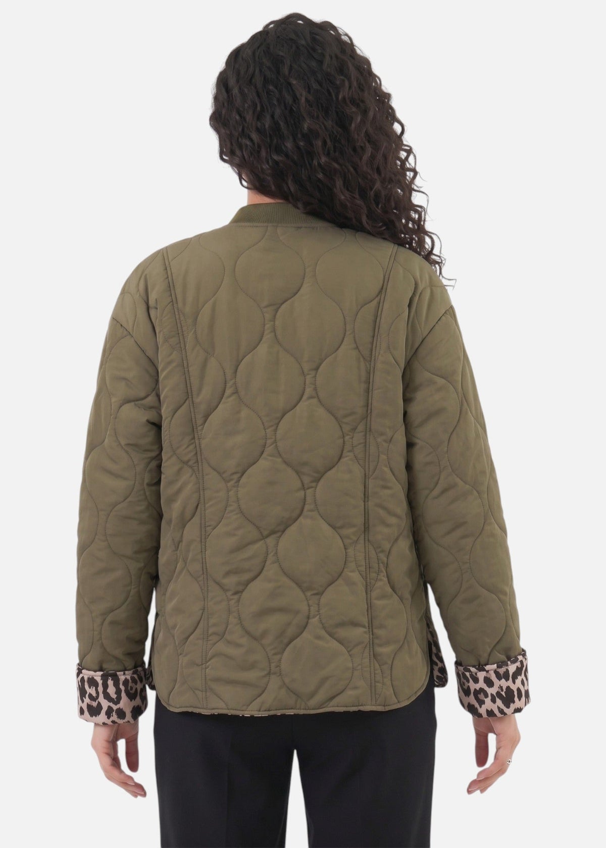 Ludivine - Women's Quilted Jacket with Stand Collar – view 4