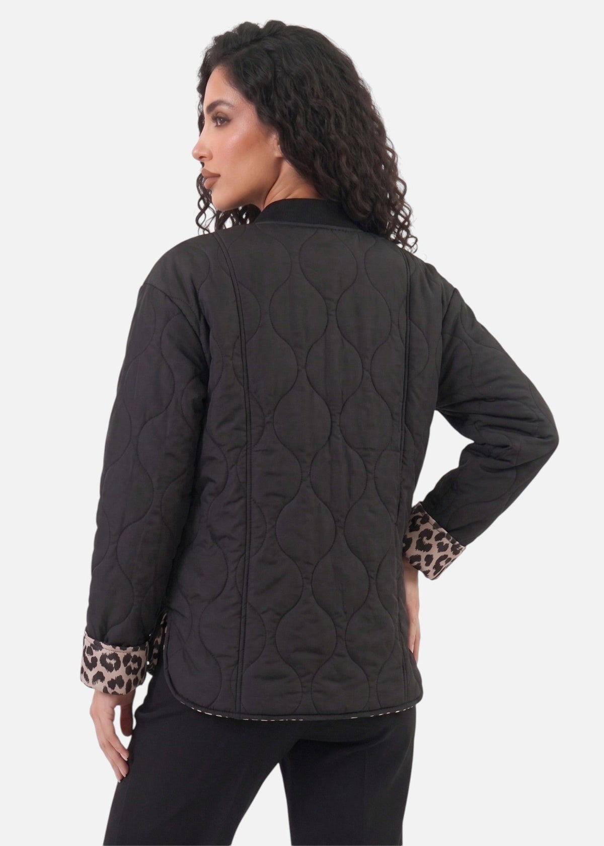 Ludivine - Women's Quilted Jacket with Stand Collar – view 6