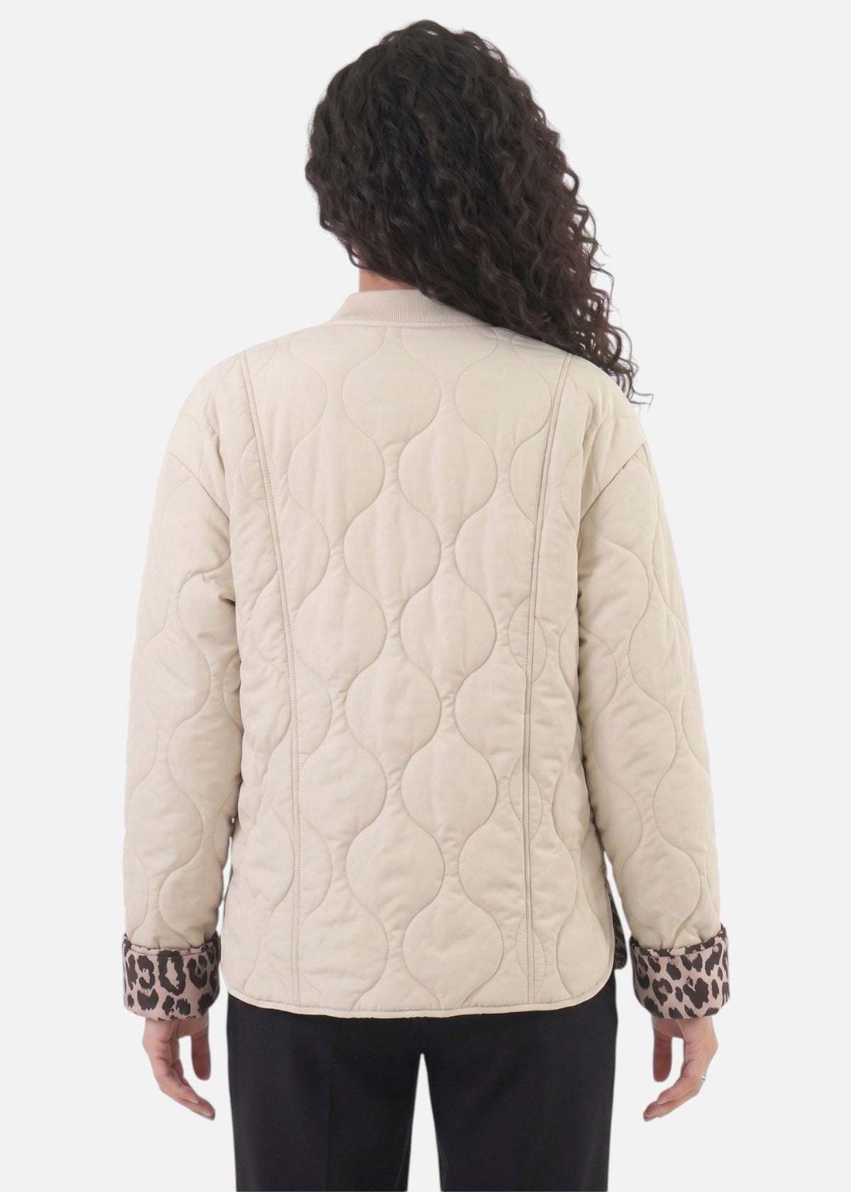 Ludivine - Women's Quilted Jacket with Stand Collar – view 7