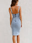 Poppy | Women's Stylish Adjustable Strap Denim Dress