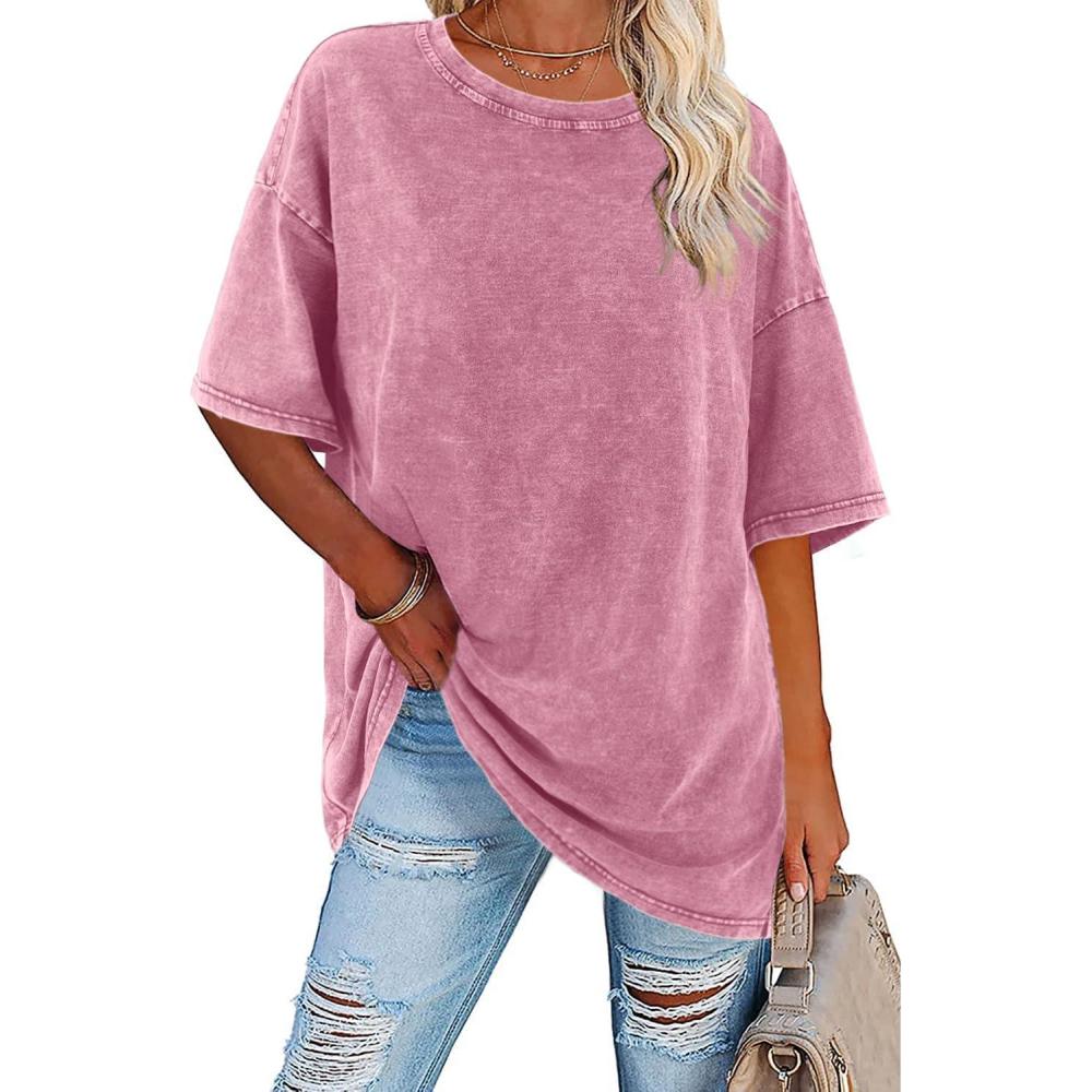 Women's Vintage T Shirt with Oversized Fit and Soft Fabric
