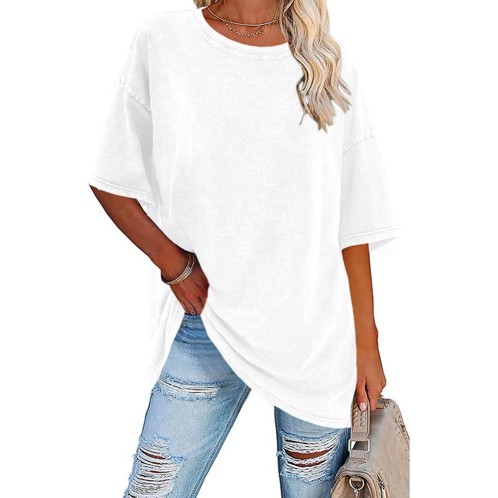 Women's Vintage T Shirt with Oversized Fit and Soft Fabric