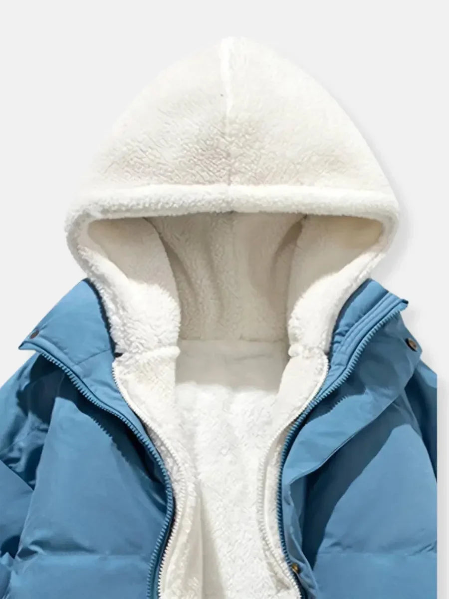 Women's Hooded Puffer Coat with Soft Lining - photo 17