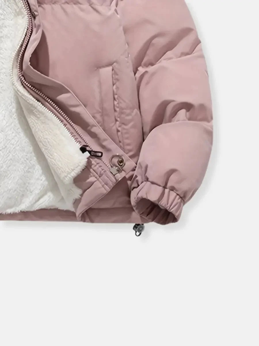 Women's Hooded Puffer Coat with Soft Lining - photo 9