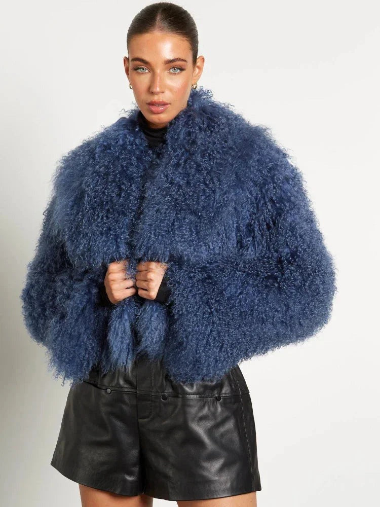 Lana - Women's long-sleeved plush-style coat - photo 2