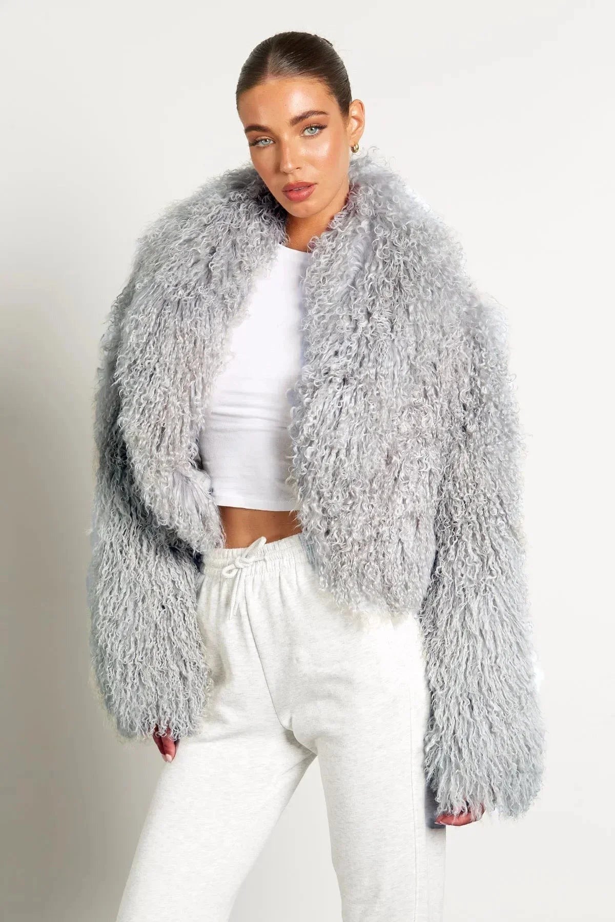 Lana - Women's long-sleeved plush-style coat - photo 3