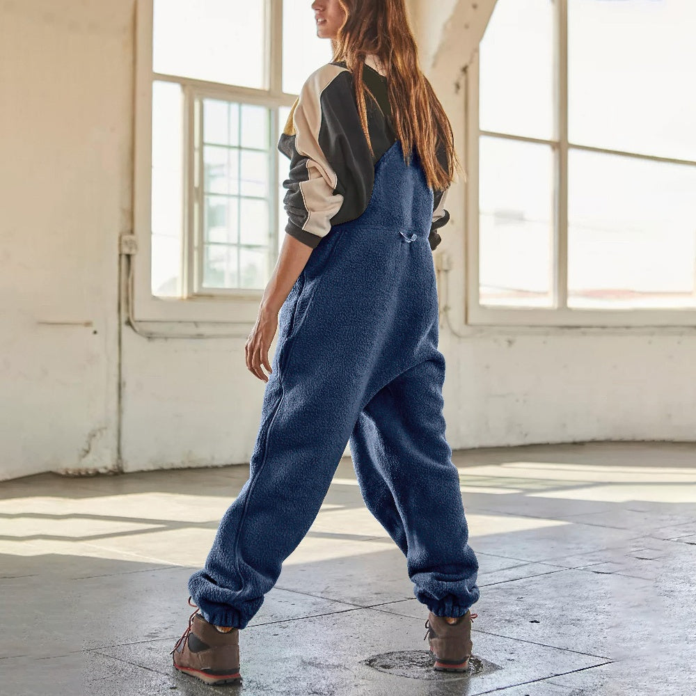 Mara - Women's Corduroy Jumpsuit with Fleece Lining - photo 10