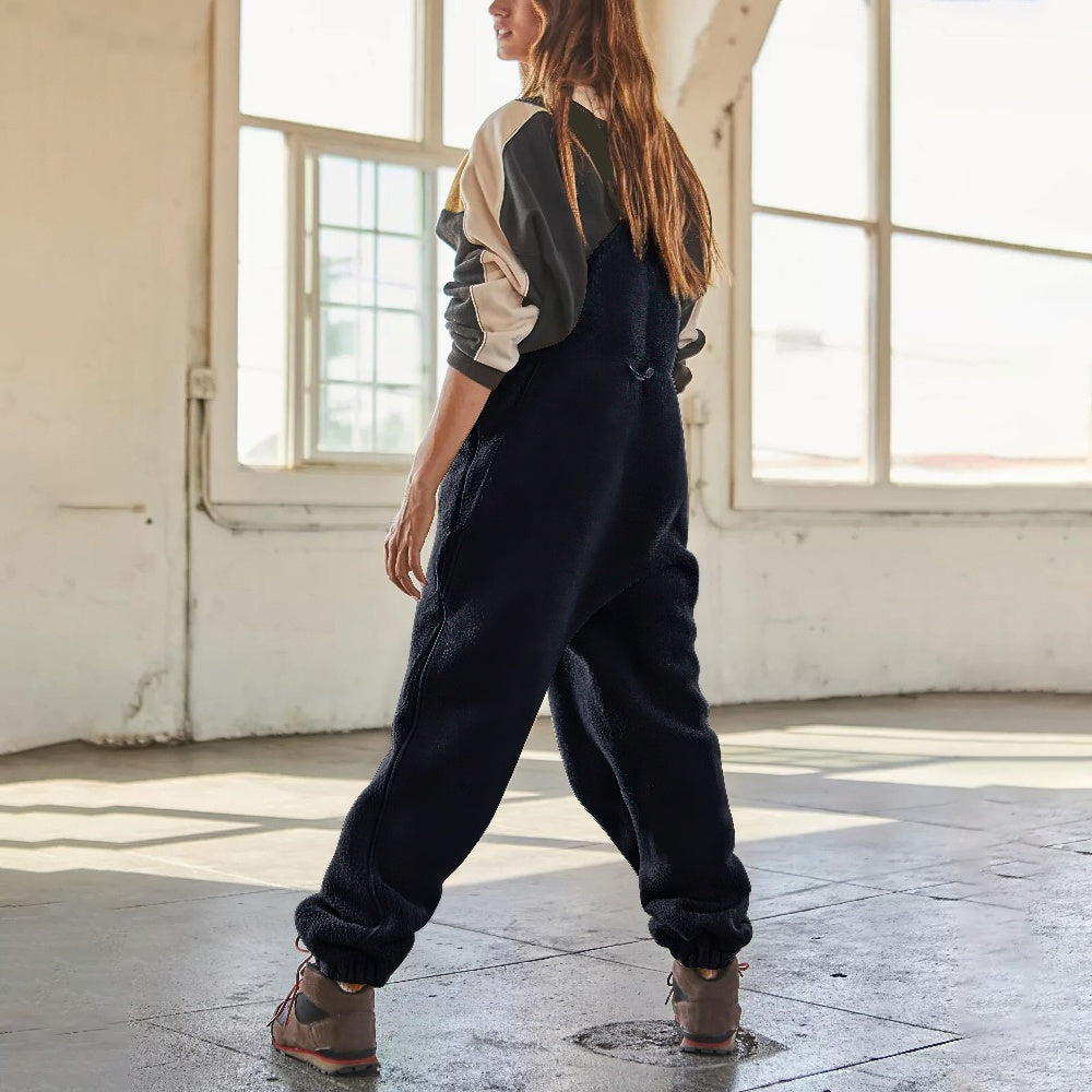 Mara - Women's Corduroy Jumpsuit with Fleece Lining - photo 5