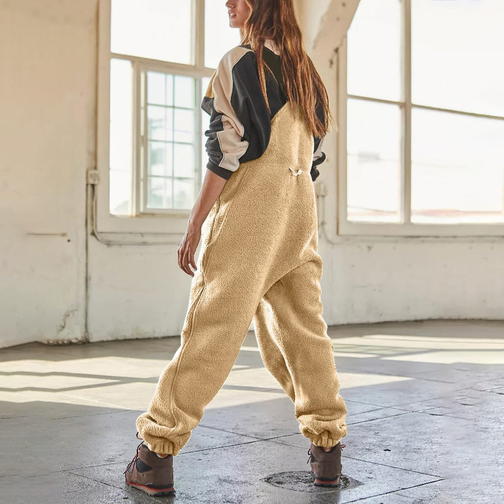 Mara - Women's Corduroy Jumpsuit with Fleece Lining - photo 7
