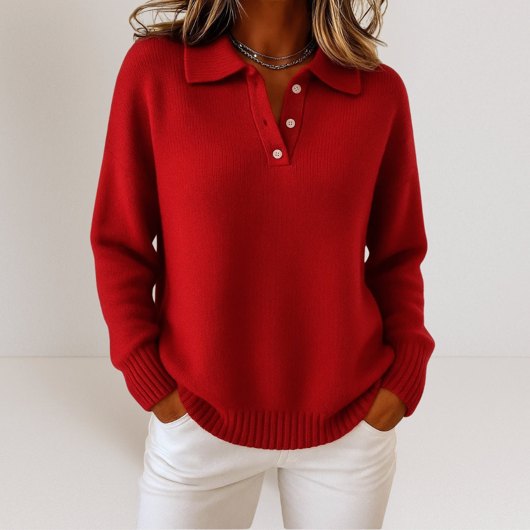 Margery - Women's Knitted Jumper with Roll Neck - photo 3