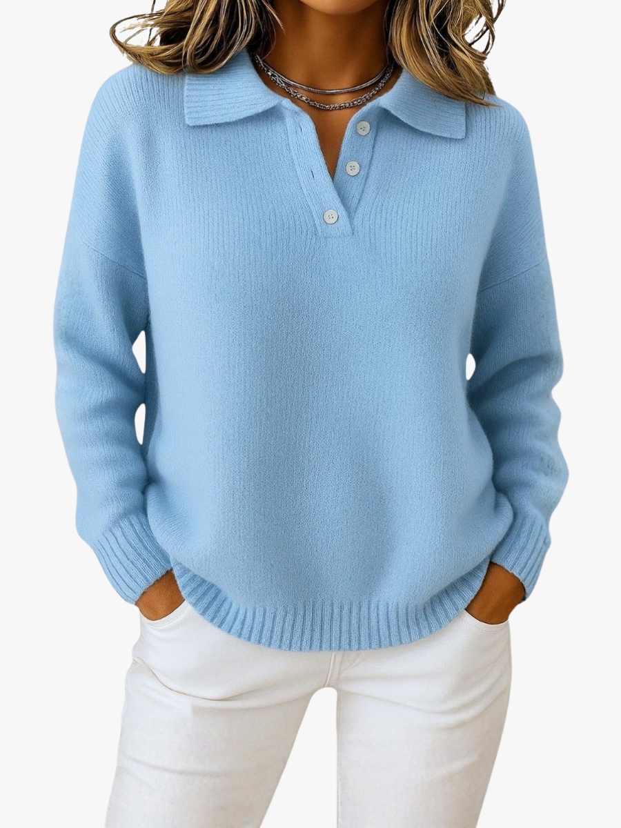 Margery - Women's Knitted Jumper with Roll Neck - photo 6