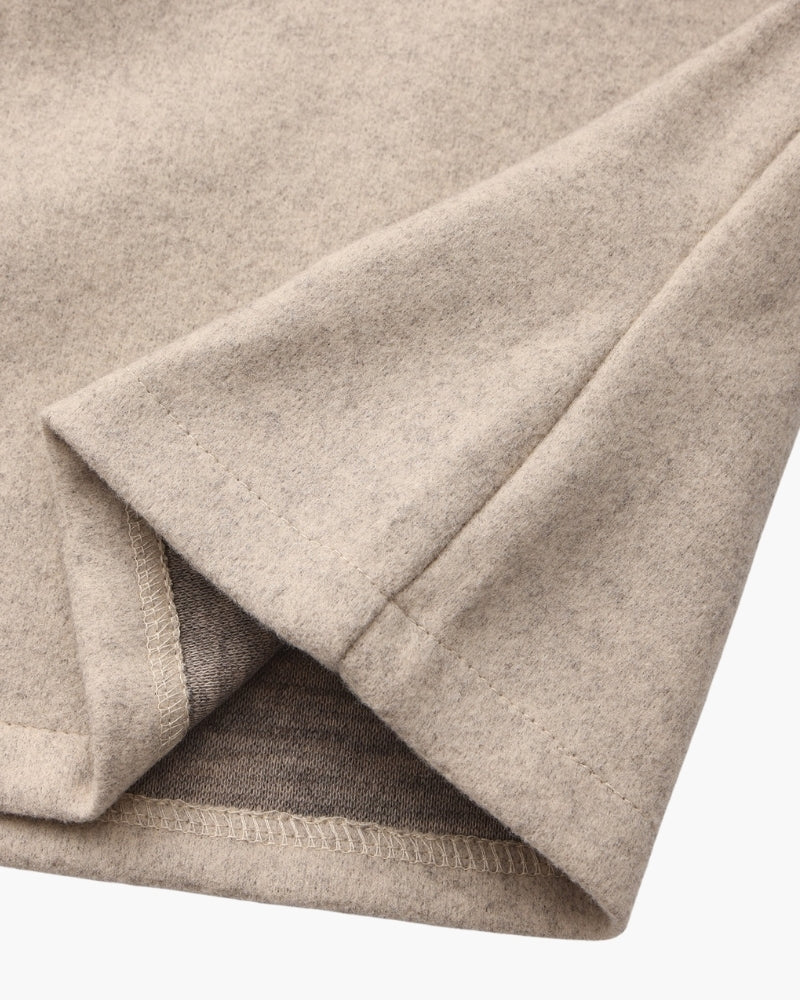 Women's Hooded Wool Zip Coat