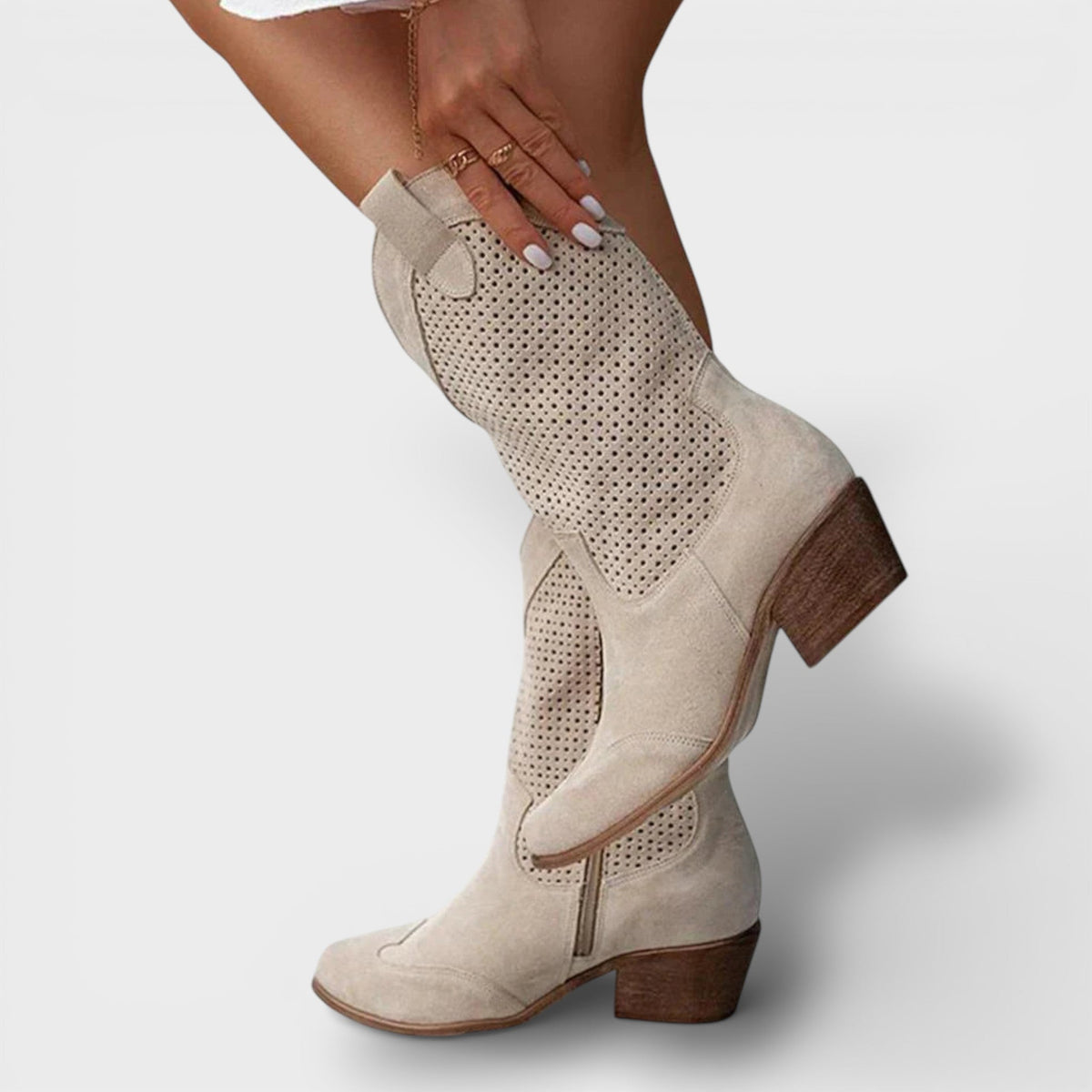 Mirabel - Women's Boots with Zip Front and Pointed Toe - photo 3
