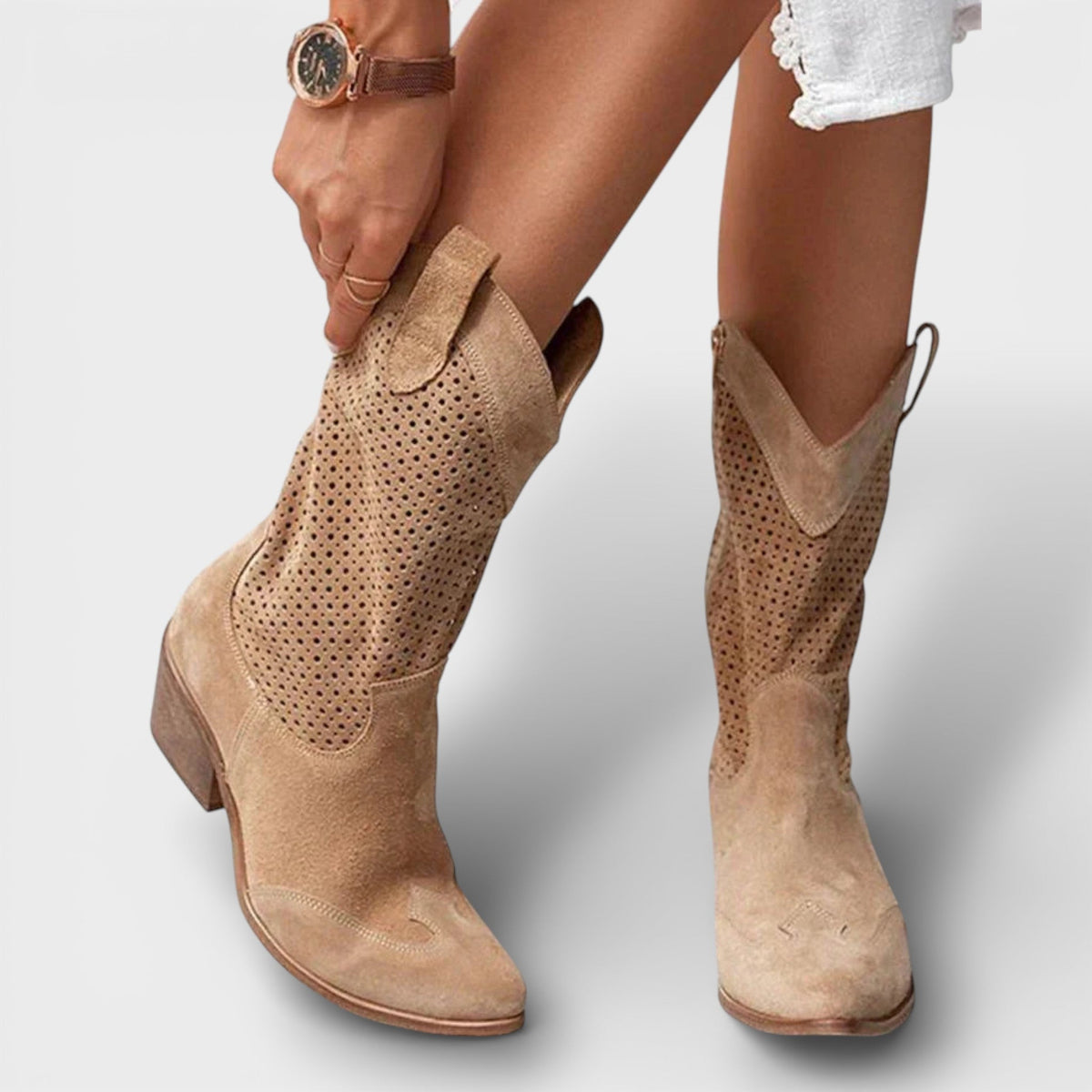 Mirabel - Women's Boots with Zip Front and Pointed Toe - photo 4