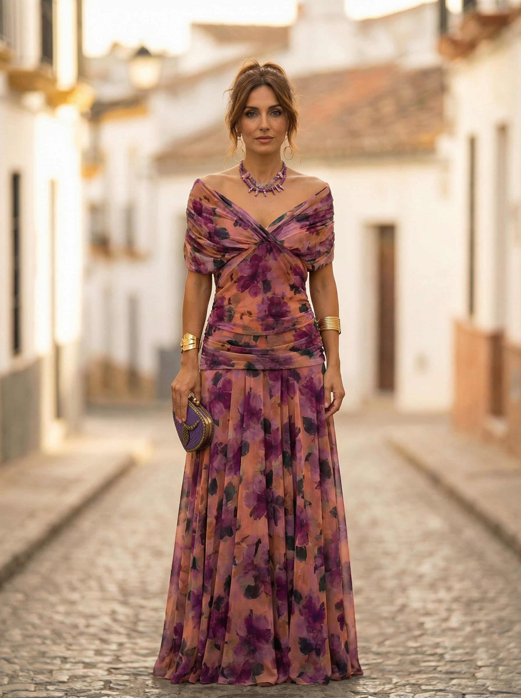 Women's Bardot Off-Shoulder Long Evening Dress - photo 13